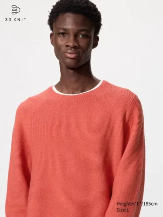 Unisex Washable 3D Knit Sweater