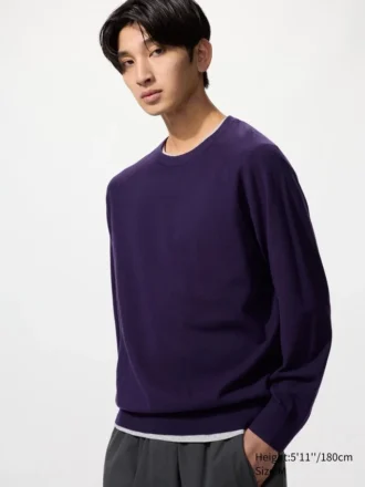 Unisex Washable Cotton Blend Sweater