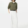 Unisex Washable Knitted Polo Sweater | Short Sleeve