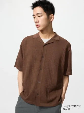 Unisex Washable Knitted Shirt | Short Sleeve