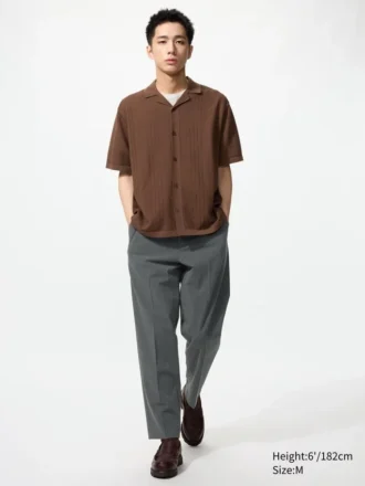 Unisex Washable Knitted Shirt | Short Sleeve