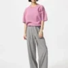 Unisex Washable Milano Ribbed Knitted T-Shirt