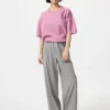 Unisex Washable Milano Ribbed Knitted T-Shirt