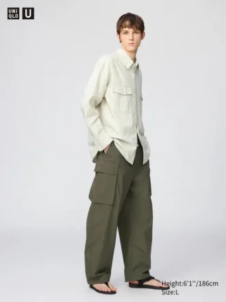 Unisex Wide Cargo Pants