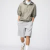 Unisex Wide Sweat Shorts