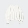 Women’s 3D Knit Cotton Volume Sleeve Sweater