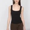 Women’s 3D Knit Ribbed Sleeveless Sweater