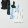 Women’s 3D Knit Ribbed Sleeveless Sweater