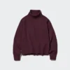 Women’s 3D Knit Souffle Yarn Long-Sleeve Sweater