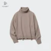 Women’s 3D Knit Souffle Yarn Long-Sleeve Sweater