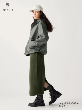 Women’s 3D Knit Souffle Yarn Skirt