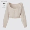 Women’s 3D Knit Volume Long Sleeve Sweater