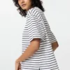 Women’s Airism Cotton T-Shirt | Striped
