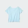 Women’s Airism Relaxed V-Neck T-Shirt | 2 Way