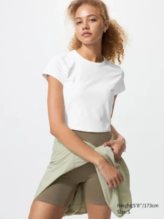 Women’s Airism Soft Cropped T-Shirt