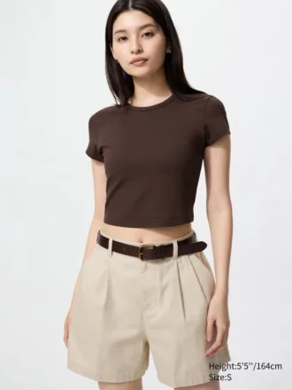 Women’s Airism Soft Cropped T-Shirt