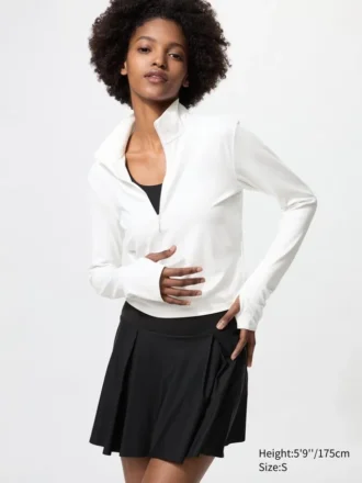 Women’s Airism Soft Half-Zip T-Shirt