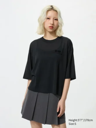 Women’s Babymonster Ut Cropped Graphic T-Shirt | Sheer