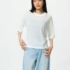 Women’s Babymonster Ut Cropped Graphic T-Shirt | Sheer