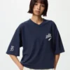 Women’s Babymonster Ut Cropped Graphic T-Shirt | V-Neck