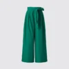 Women’s Belted Ankle Wide Pants