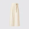 Women’s Belted Ankle Wide Pants
