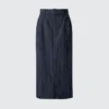 Women’s Belted Narrow Skirt | Striped