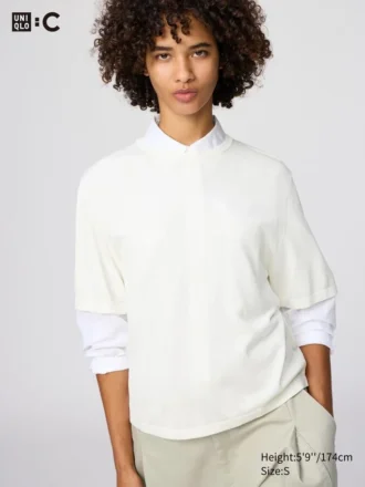 Women’s Boxy Knitted T-Shirt