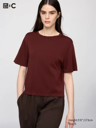 Women’s Boxy Knitted T-Shirt