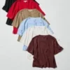 Women’s Boxy Knitted T-Shirt