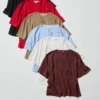 Women’s Boxy Knitted T-Shirt