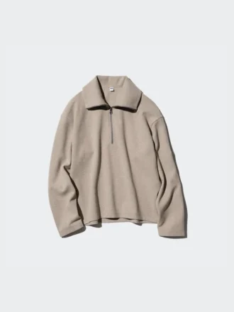 Women’s Brushed Jersey Half-Zip Pullover Shirt
