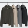 Women’s Brushed Jersey Half-Zip Pullover Shirt