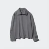 Women’s Brushed Jersey Half-Zip Pullover Shirt
