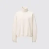 Women’s Brushed Jersey Turtleneck Long-Sleeve T-Shirt