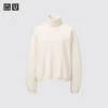 Women’s Brushed Jersey Turtleneck Long-Sleeve T-Shirt