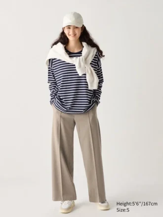 Women’s Brushed Jersey Wide Pants