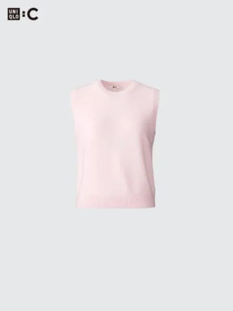 Women’s Cashmere Short Sweater | Sleeveless
