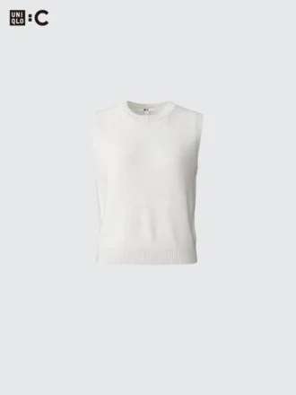 Women’s Cashmere Short Sweater | Sleeveless