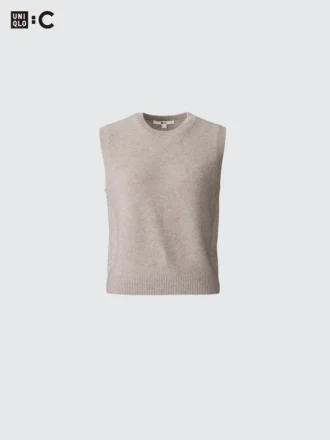 Women’s Cashmere Short Sweater | Sleeveless