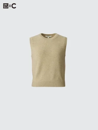 Women’s Cashmere Short Sweater | Sleeveless