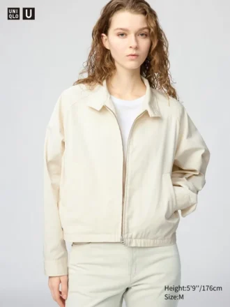 Women’s Cotton Blend Short Blouson