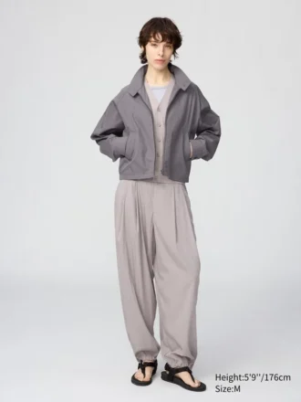 Women’s Cotton Blend Short Blouson
