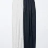 Women’s Cotton Lyocell Pleated Wide Pants