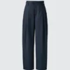 Women’s Cotton Lyocell Pleated Wide Pants