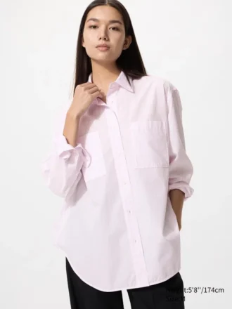 Women’s Cotton Oversized Shirt | Striped