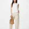 Women’s Cotton Relaxed Ankle Pants