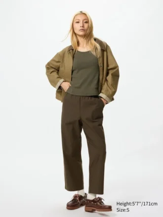 Women’s Cotton Relaxed Ankle Pants