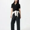 Women’s Cotton Relaxed Ankle Pants