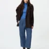 Women’s Cotton Relaxed Ankle Pants | Denim